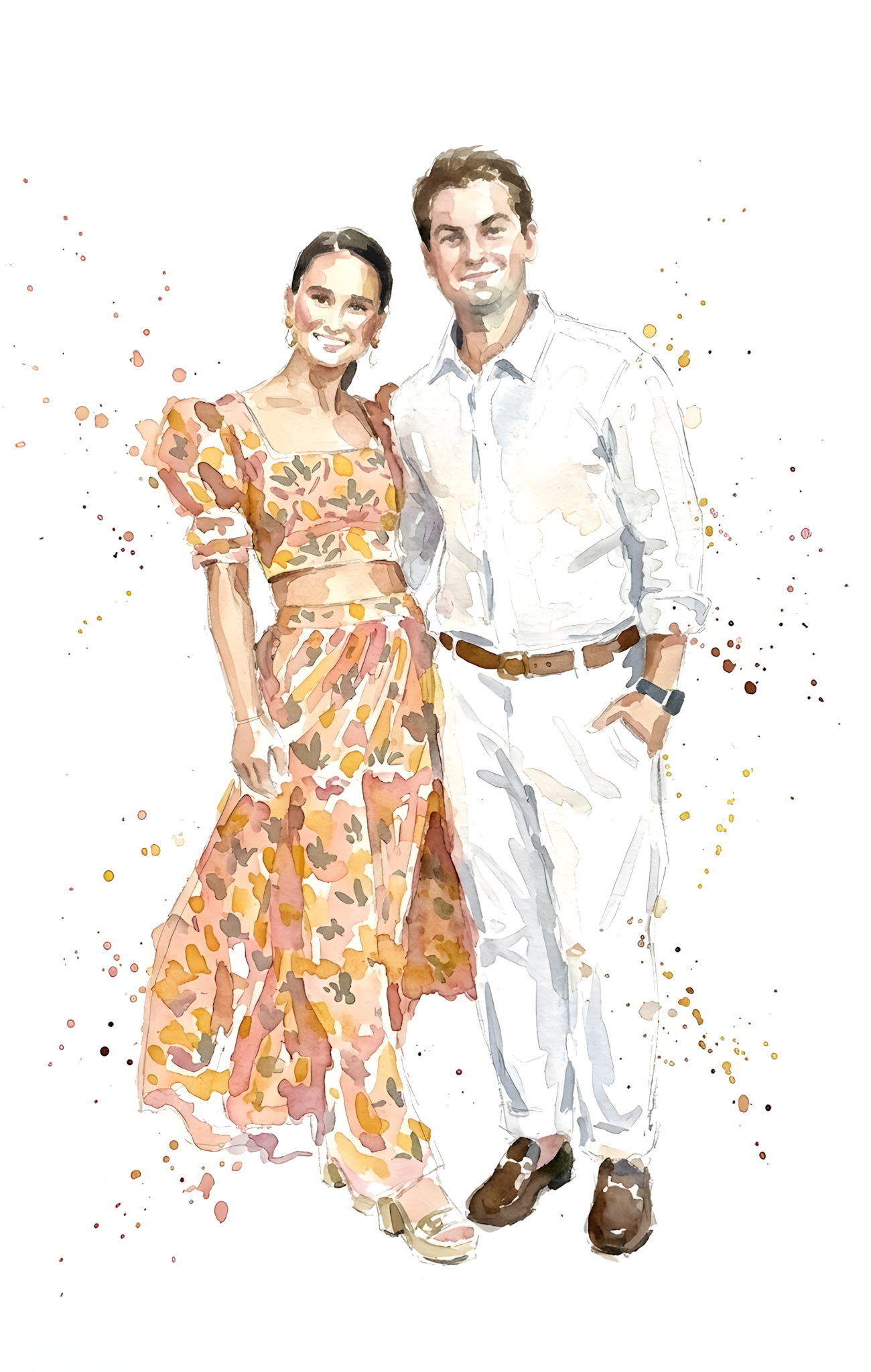 Aquarell — Carla & Jonas