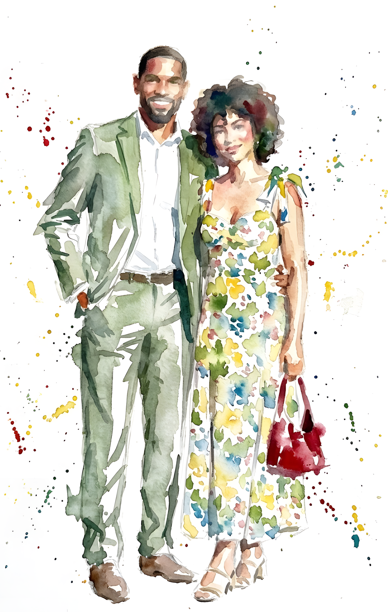 Aquarell — Aïsha & Theo