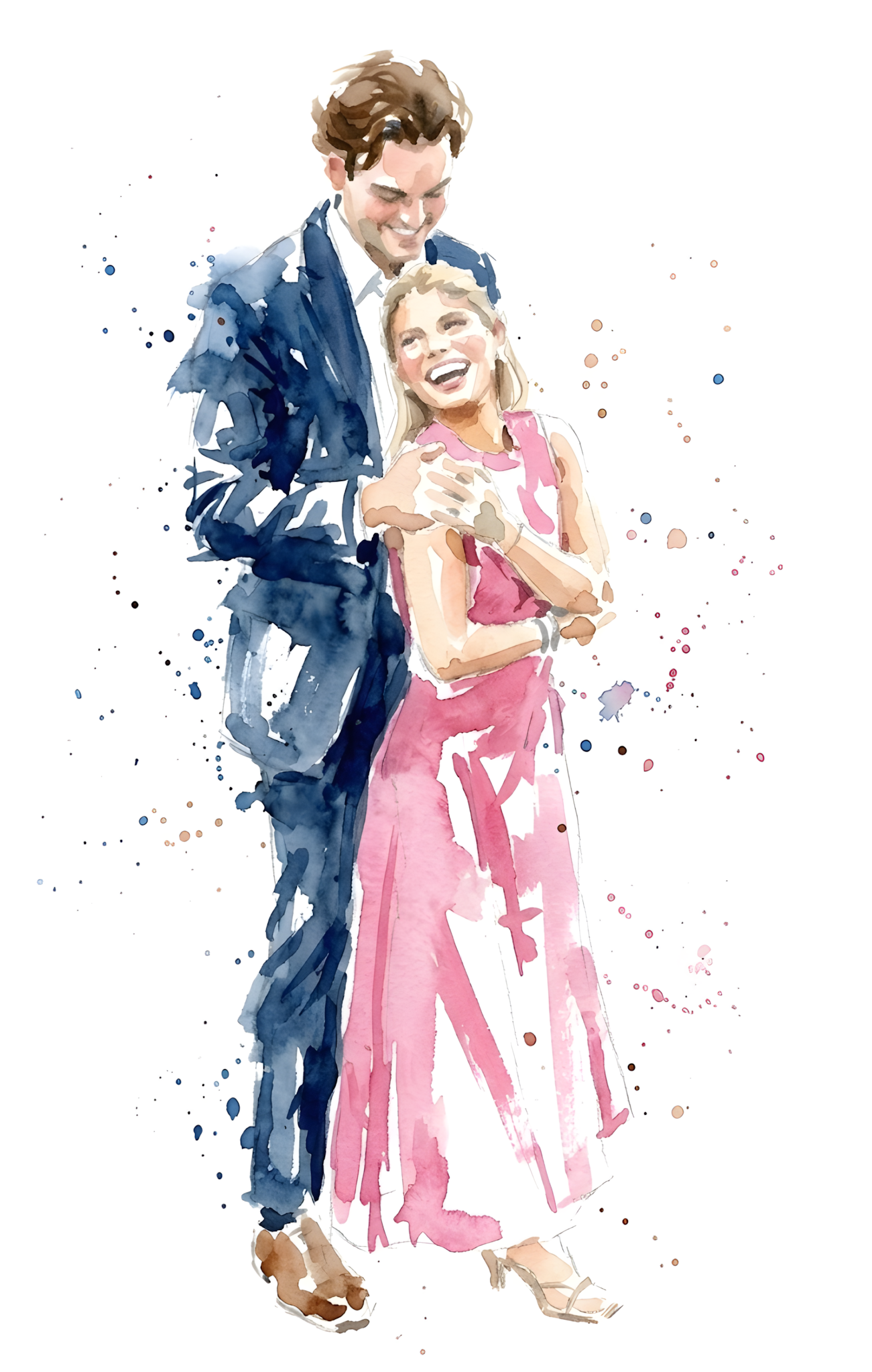 Aquarell — Pia & Felix